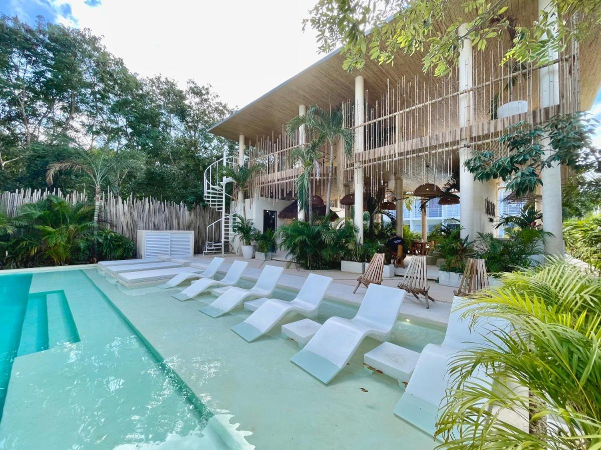 Beautiful Swim-Up Studio With Private Terrace, Pool And Jungle Gym Tulum Zewnętrze zdjęcie