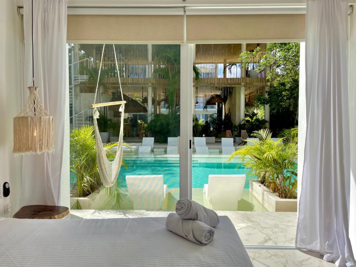 Beautiful Swim-Up Studio With Private Terrace, Pool And Jungle Gym Tulum Zewnętrze zdjęcie