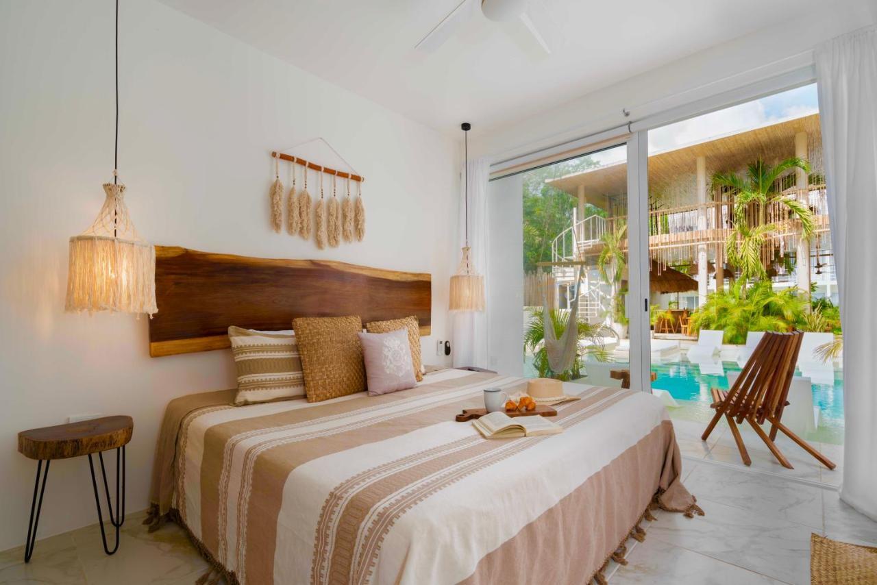 Beautiful Swim-Up Studio With Private Terrace, Pool And Jungle Gym Tulum Zewnętrze zdjęcie