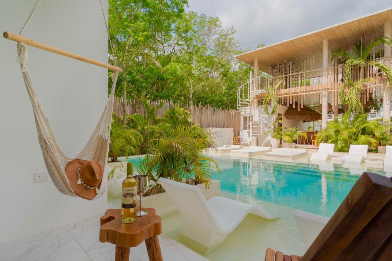 Beautiful Swim-Up Studio With Private Terrace, Pool And Jungle Gym Tulum Zewnętrze zdjęcie