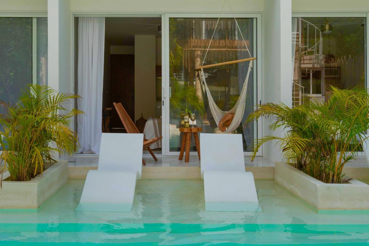 Beautiful Swim-Up Studio With Private Terrace, Pool And Jungle Gym Tulum Zewnętrze zdjęcie