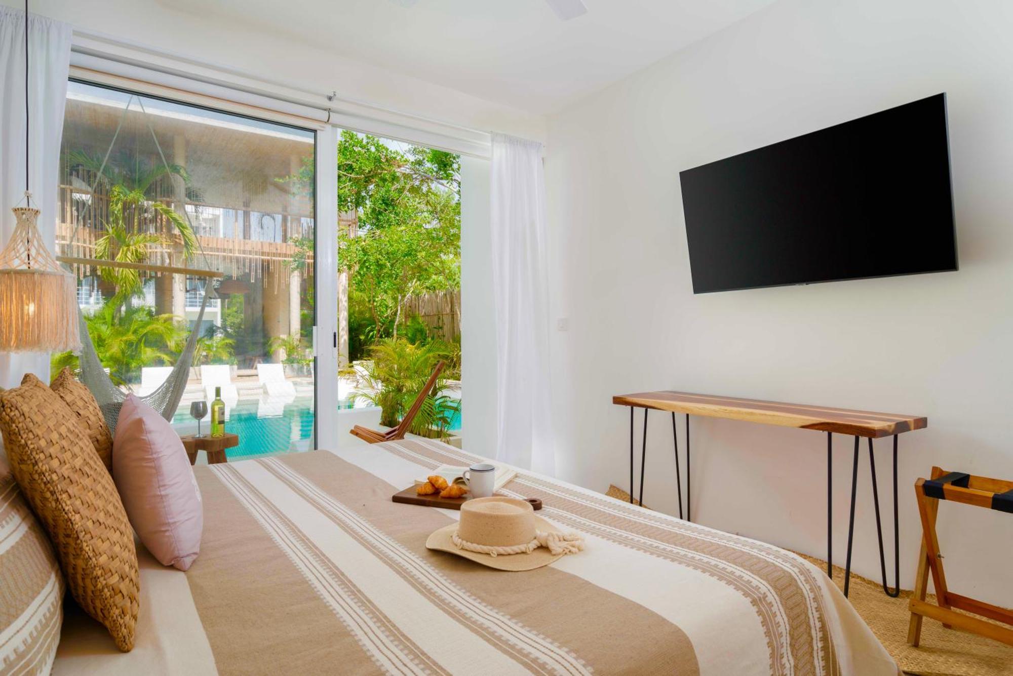 Beautiful Swim-Up Studio With Private Terrace, Pool And Jungle Gym Tulum Zewnętrze zdjęcie